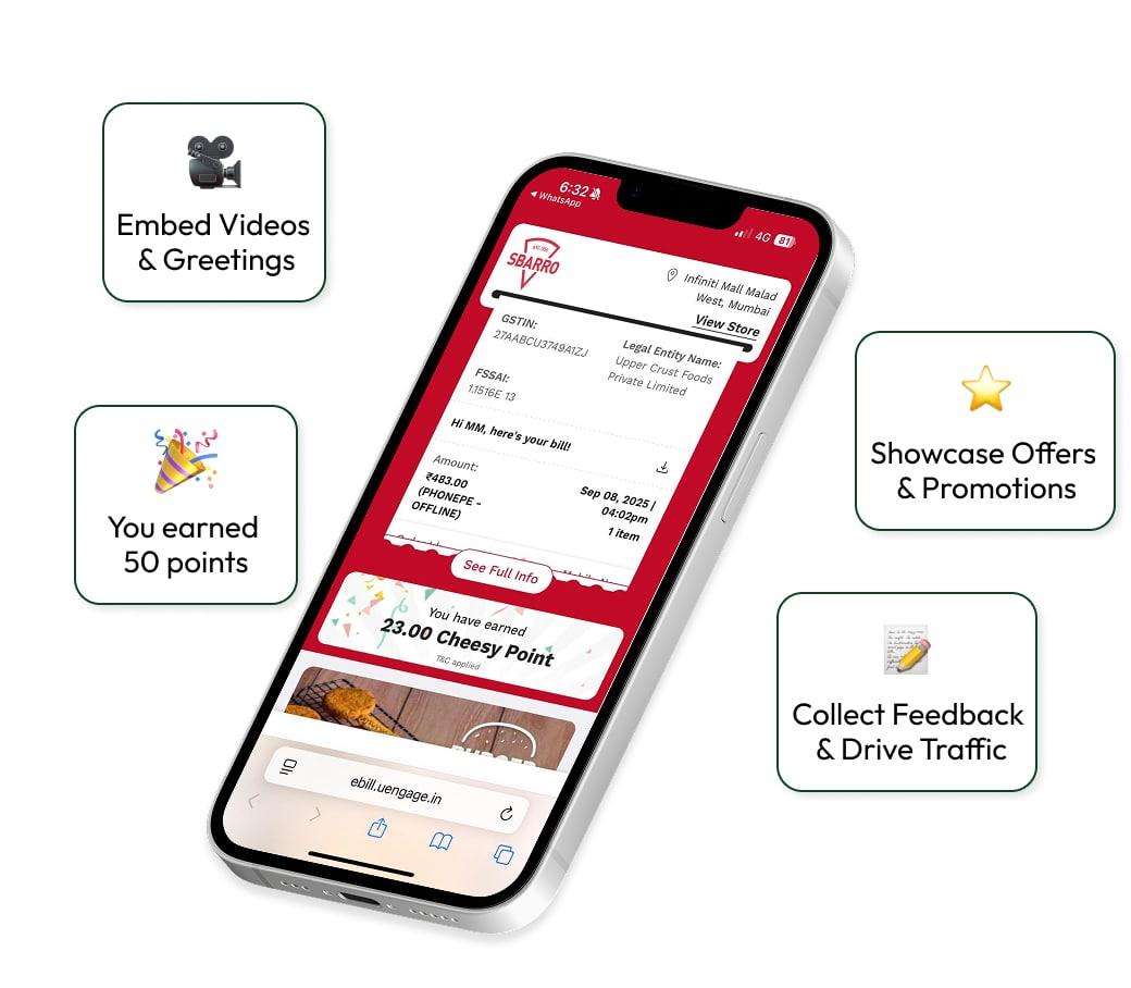 uEngage Digital Bills Benefits